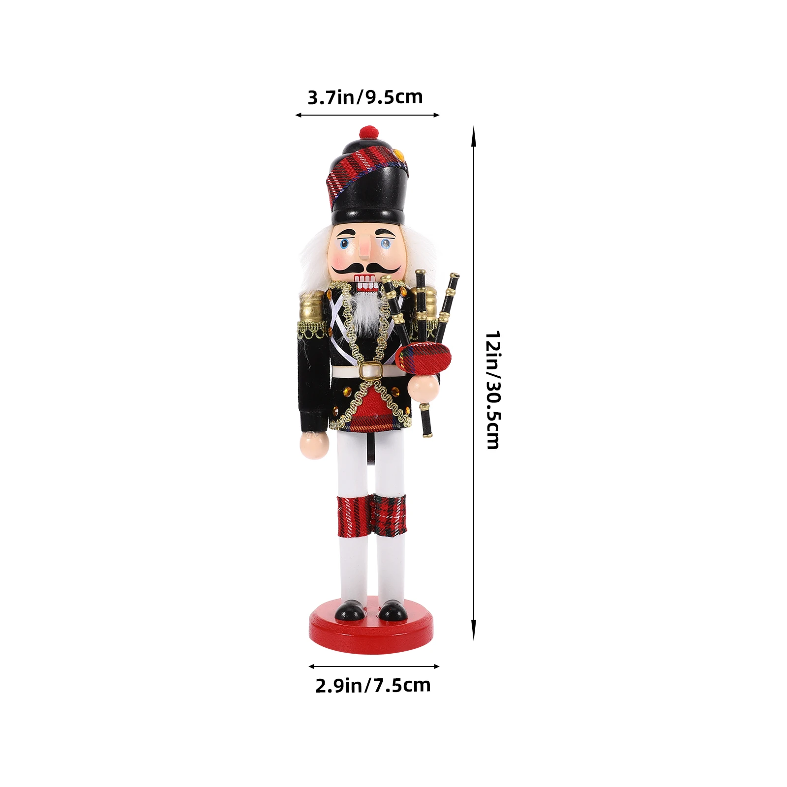 

Wooden Nutcracker Christmas Decoration Xmas Desktop Ornament Bookshelf Holiday Decor Unique Gift For Wedding Valentine