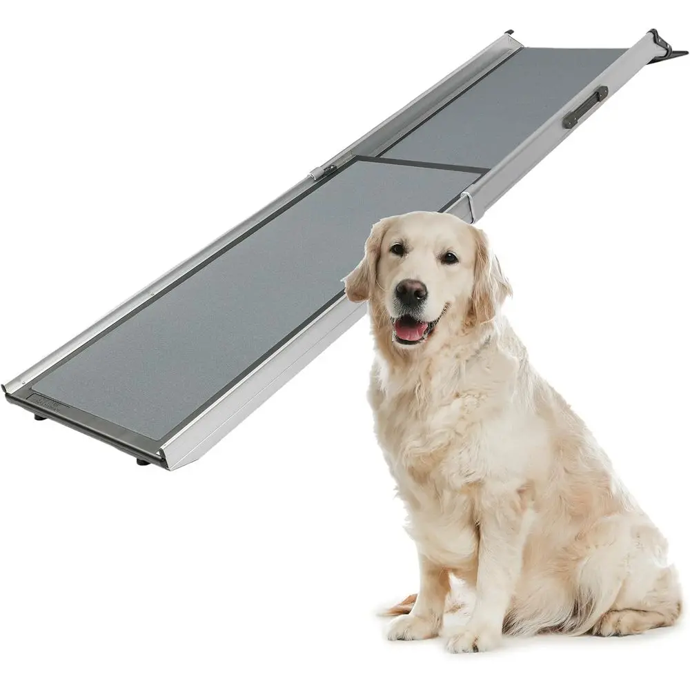 

Portable Telescoping Pet Ramp for Cars, Trucks & SUVs - Adjustable Size, Non-Slip, Lightweight Mobility Aid