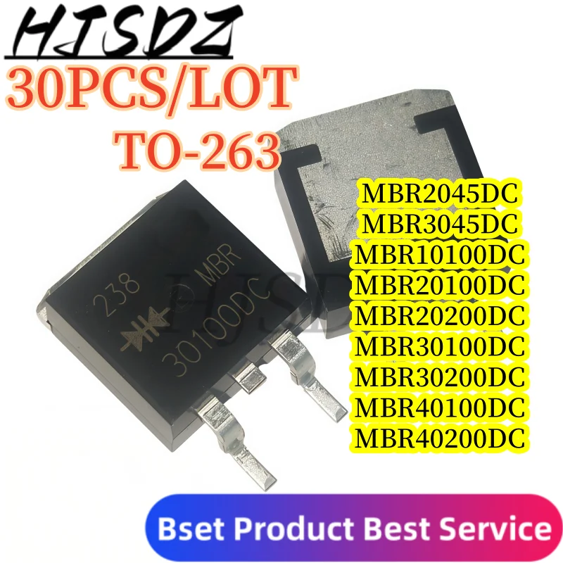 Power Schottky diode【30PCS/LOT】BR2045DC MBR3045DC MBR10100DC MBR20100DC MBR20200DC MBR30100DC MBR30200DC MBR40100/40200DC TO-2
