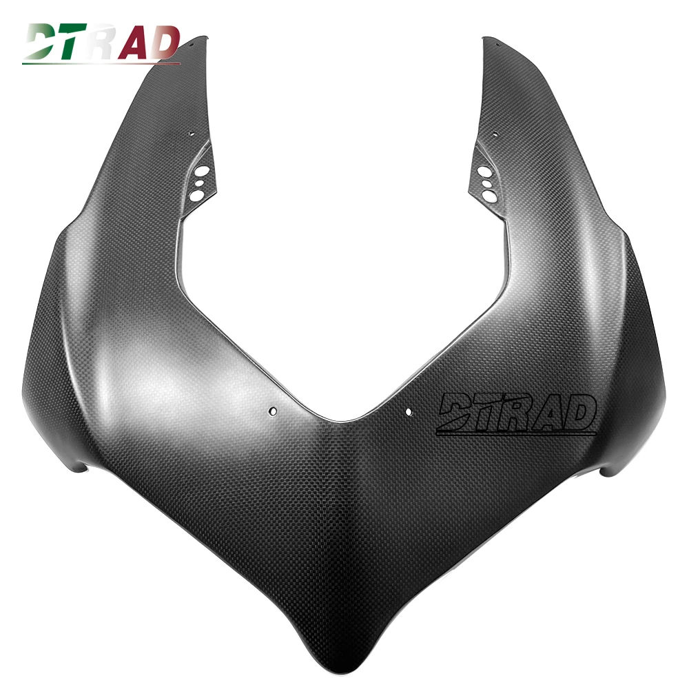 New For DUCATI Panigale V4 V4S V4R 2020-2023 Carbon Fiber Front Fairing Hood Cover Nose Headlight Cowl Motorcycle Modified Parts