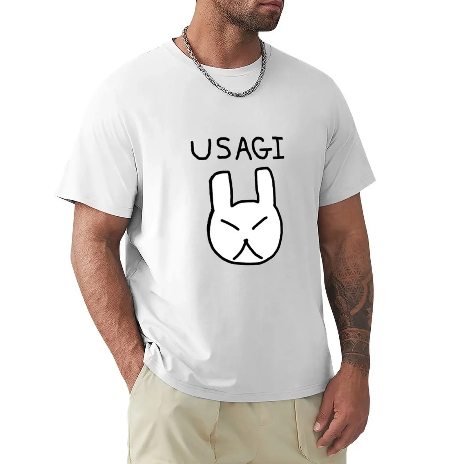 Imaizumi's Usagi T-shirt graphics new edition t shirts for men