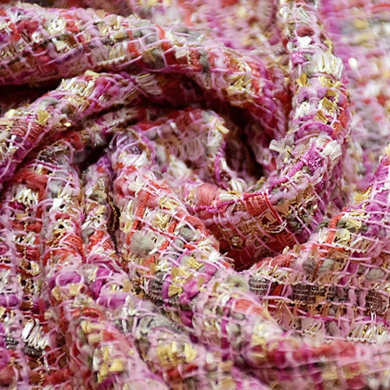 Beaded , Wide 100cm x 150cm small fragrant tweed , coarse woolen fabric (shoe, hat, skirt