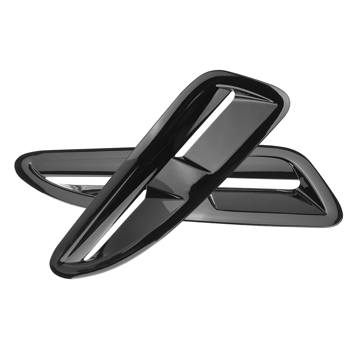

1 Pair XKR Style Universal Car Front Hoods Bonnet Vents Air Outlet Cover Trim For Jaguar XKR XK8