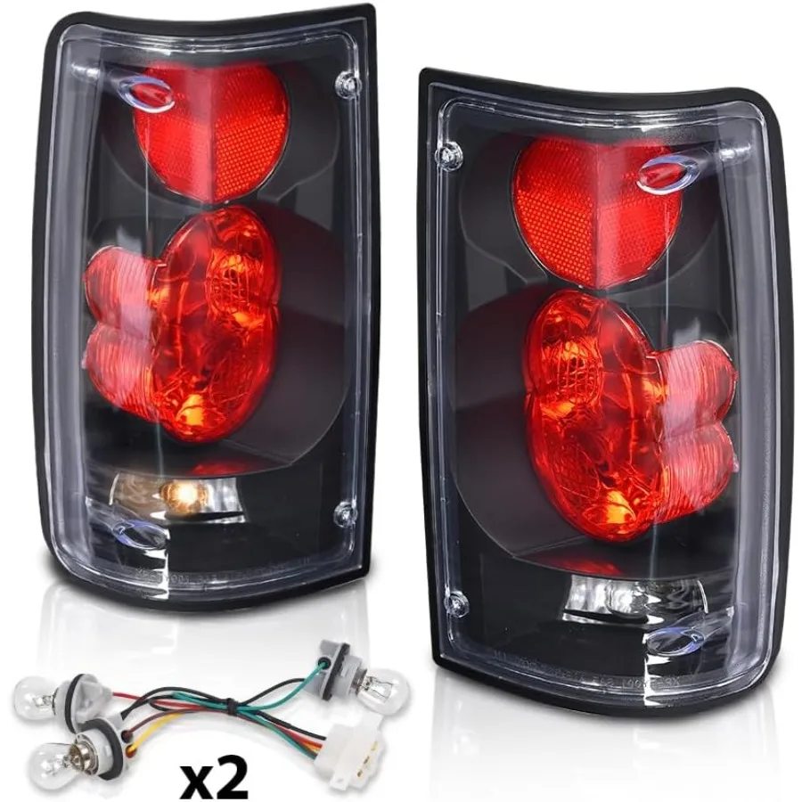 

Tail Lights Assembly Rear Lights Brake Lamp with Integrated Bulbs for Hilux Pickup Truck 19891995 Compatible with Part Numbers