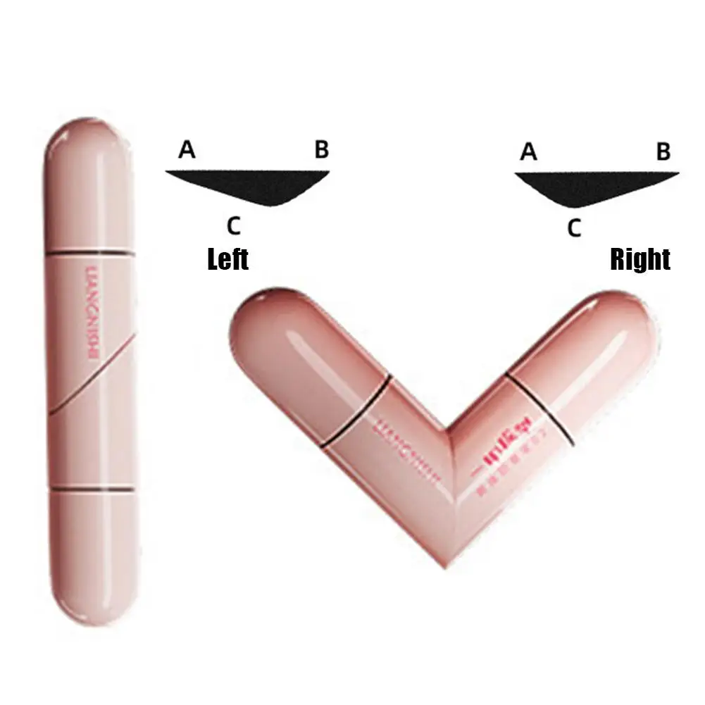 Natural Stamp Liquid Eyeliner Lasting One-piece Double-headed Heart Rotatable Seal Quick-drying Brand Eyeliner