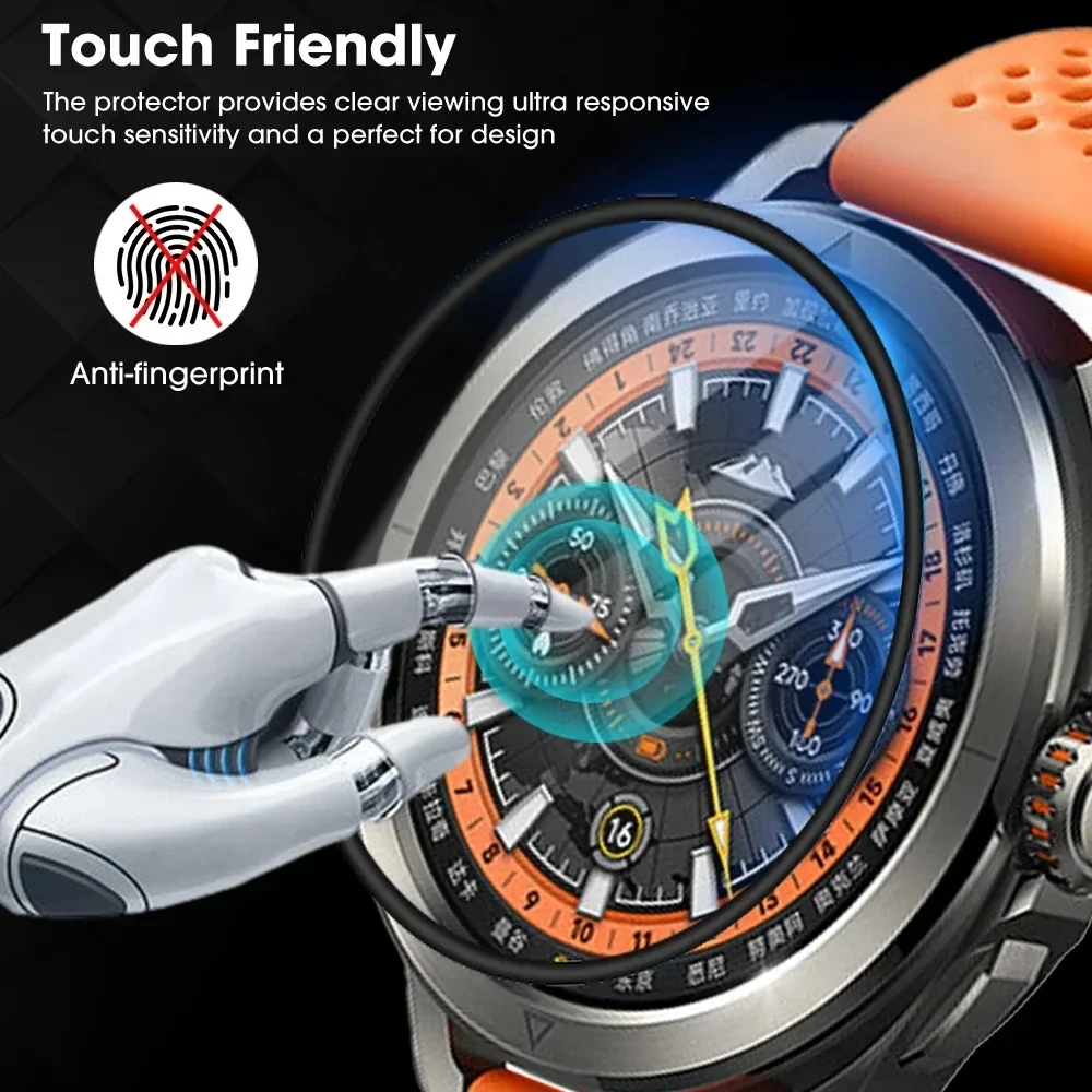 3D 2PCS PMMA Film For Xiaomi Mi Watch S4 S3 Screen Protector Film For Mi Watch S 4 S 3 Smart Watch (Not Glass)