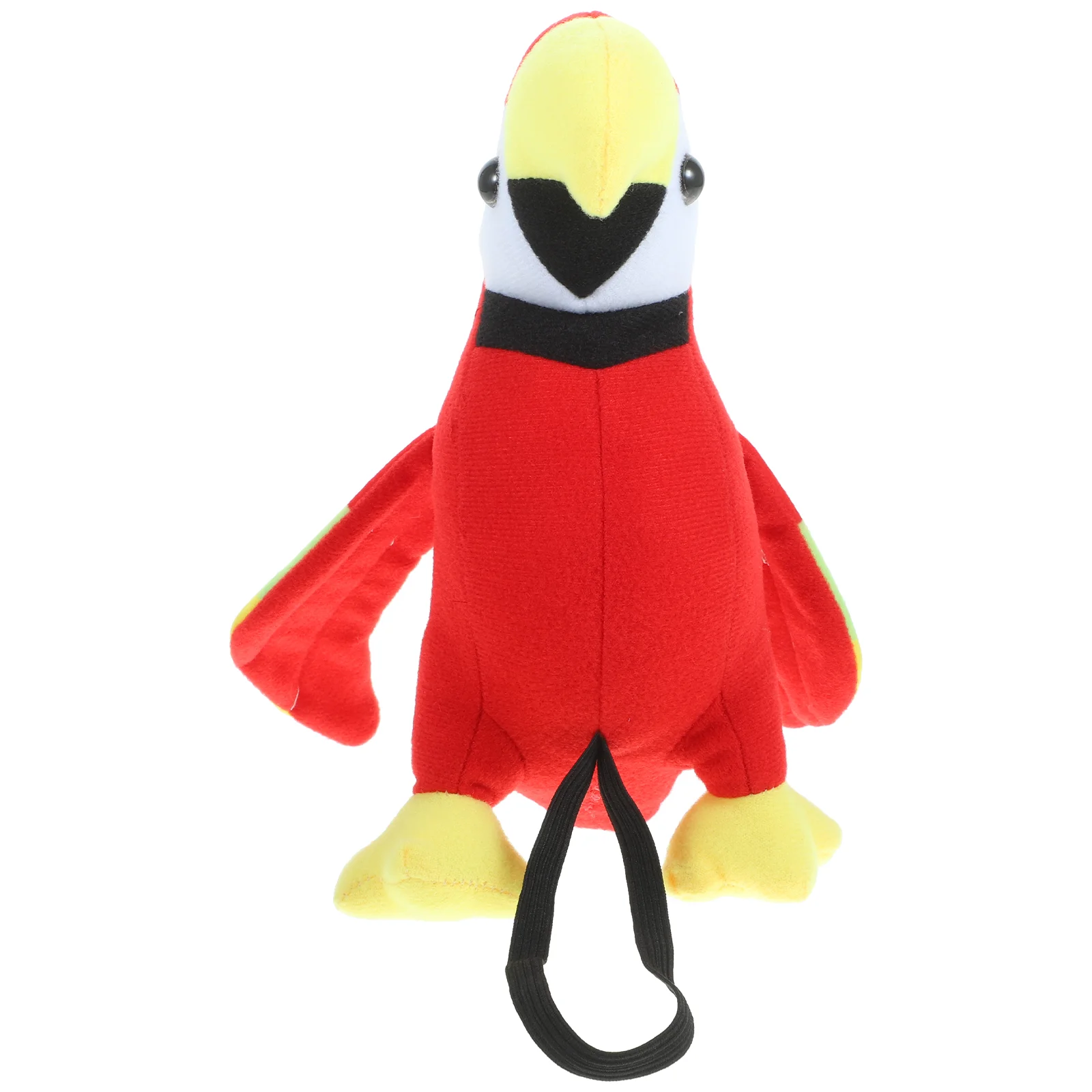 Pirate Parrot Kids Cosplay Accessory Stuffed on Shoulder Toys for Boys Plush Ornaments Toddler Puppet Bird