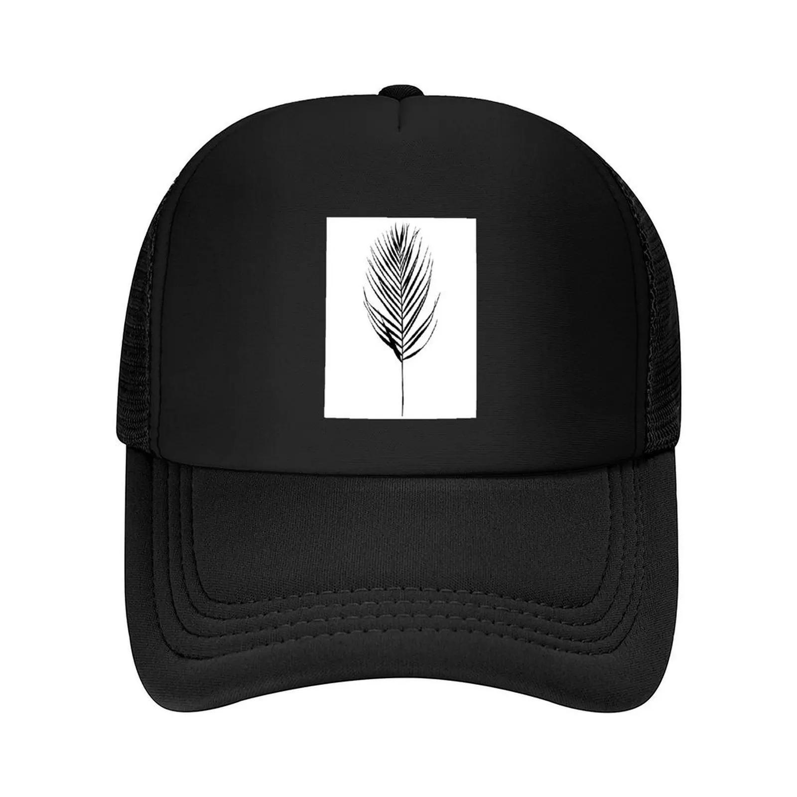 

Palm leaf silhouette illustration - Evelyn Baseball Cap New In Hat winter hats for men black Funny hats Women's Men's