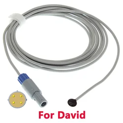 4pin Medical Temperature Probe Compatible With David Radiant Warmer TI2000,YP90A, 93AB/Infant Skin Incubator