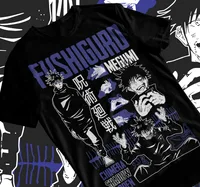 Megumi Fushiguro camiseta JJK, Jujutsu Kaisen Gojo Satoru, camiseta suave, todas las tallas