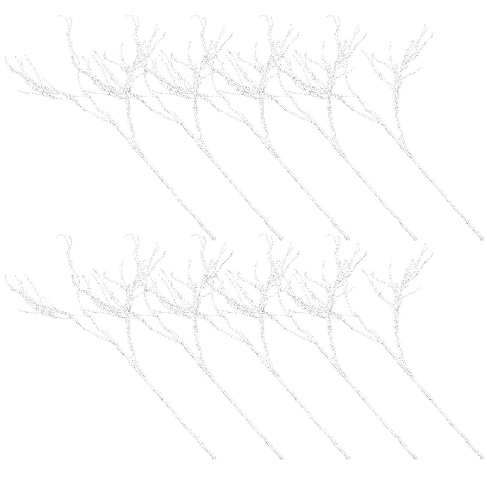 

10pcs Foam Home Decor White White Tree For Decoration Artificial Tree Branches Plant Wedding Party Branches Gifts