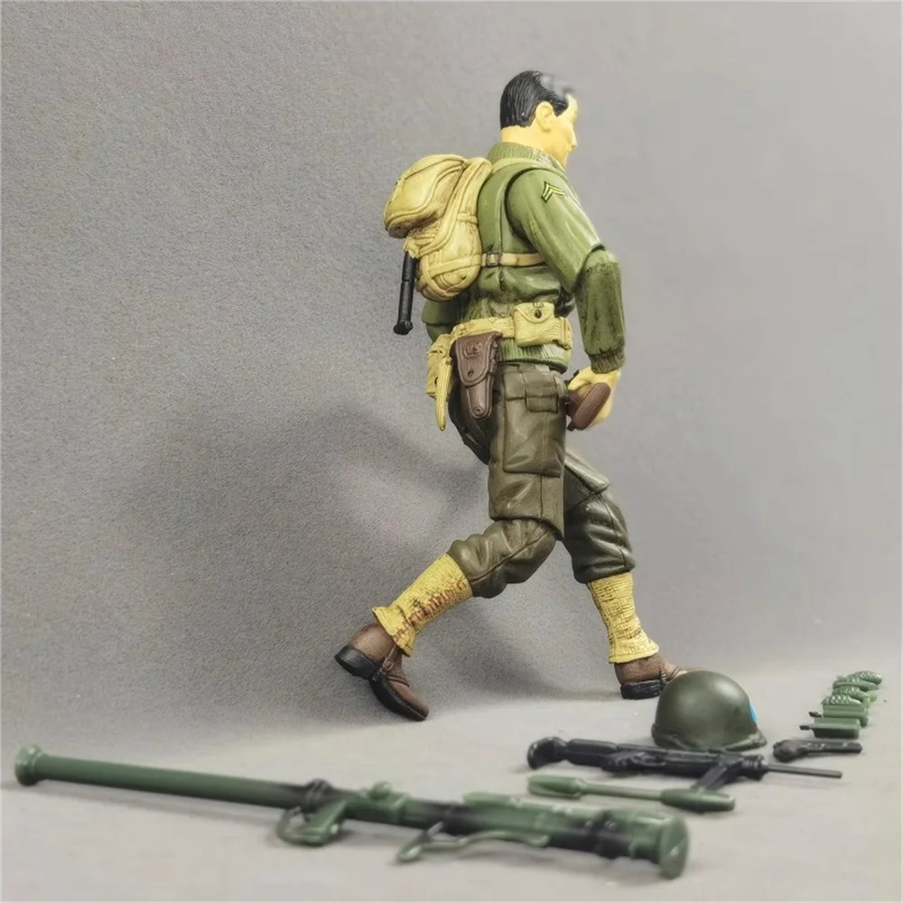 Te Koop 1/18e Ongeveer 3.75 Inch Wwii Serie Ons. Ranger Soldaat Pop Beweegbare Actiefiguur Cadeau Voor Fans Verzamelen Diy