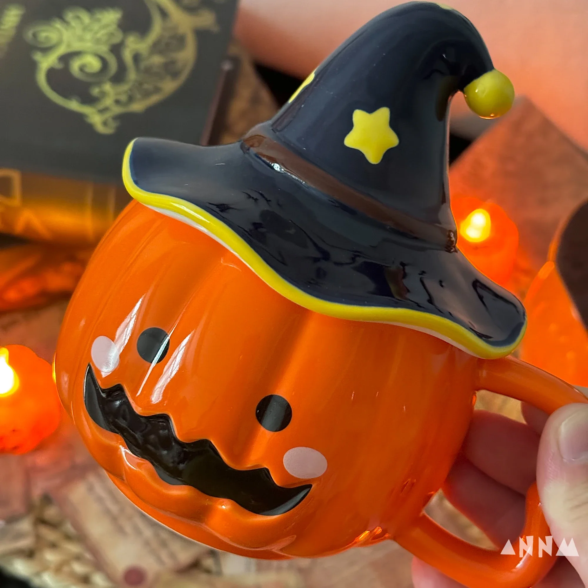 Halloween Creative Ceramic Mug with Lid for Home Use, Gift for Girlfriends, Cute and Funny Cups, Practical Souvenirs
