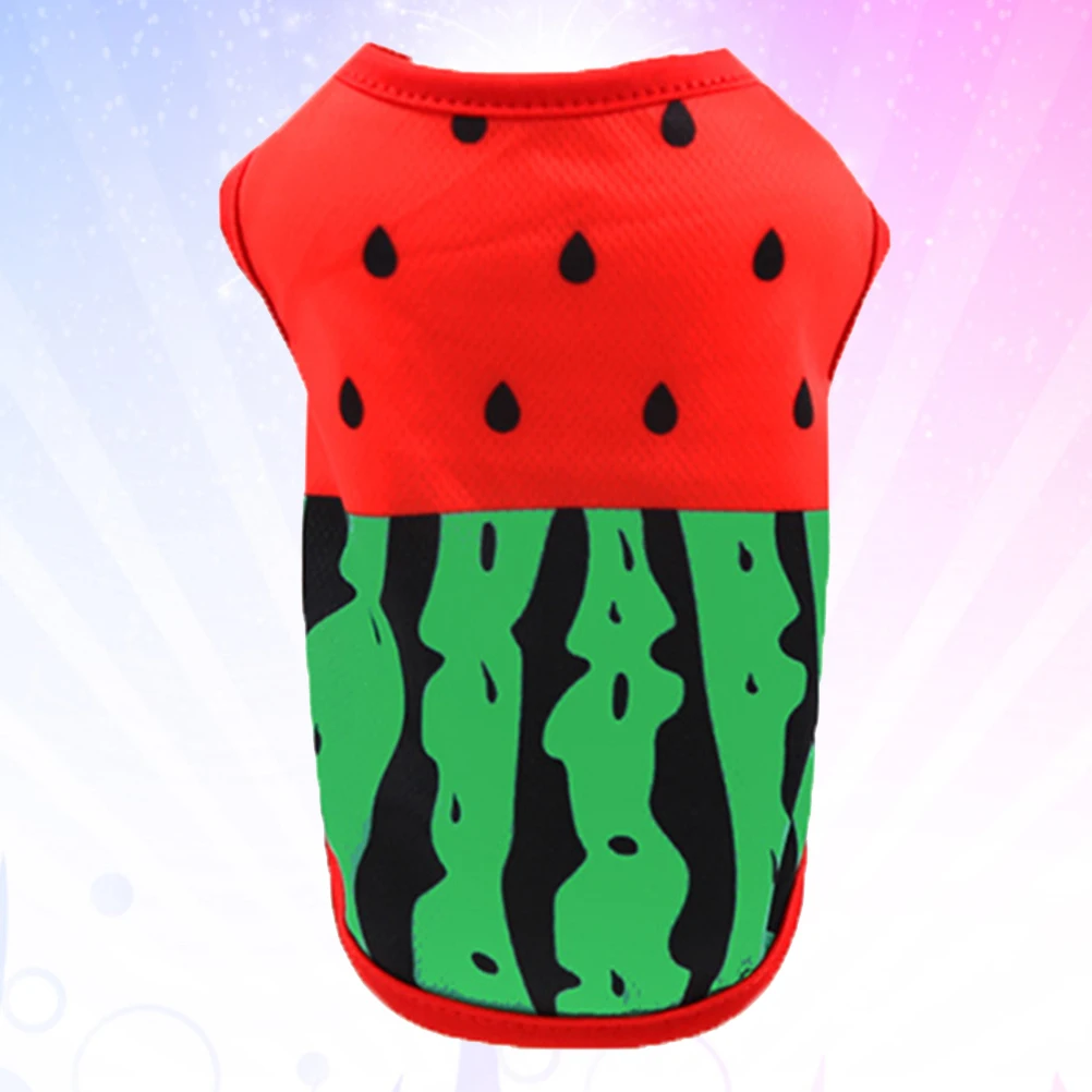 

Dog Watermelon Vest Small Clothes Pet Shirts Puppy Supplies Jogging Breathable Summer