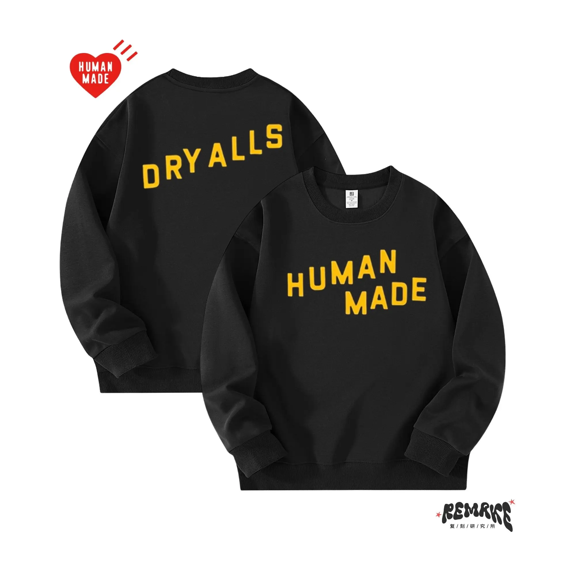 2025 Otoño Invierno Réplica de impresión de gama alta Sudadera unisex con cuello redondo Ropa casual de lujo de moda