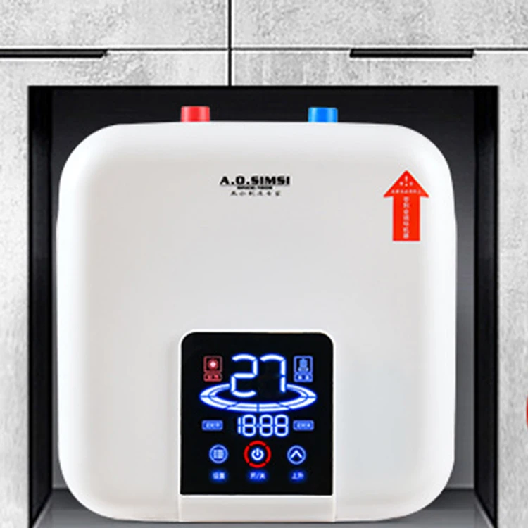 6-10L Calentador De Agua 5500W Instant Electric Shower Water Heater Electric Water Heater with Digital Display