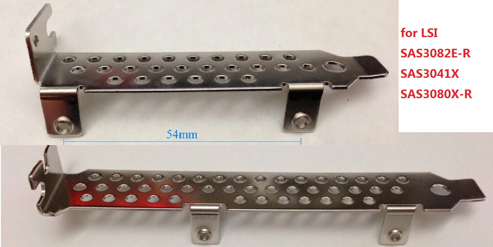 NEW Low Profile /Full High  Bracket for LSI SAS3082E-R SAS3041X SAS3080X-R