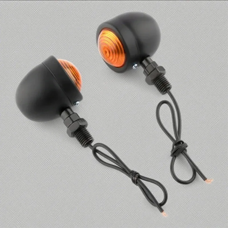 دراجة نارية بدوره إشارات الأضواء الوامضة عدسة العنبر لسوفتيل سبرينغر التراث الكلاسيكي زوج