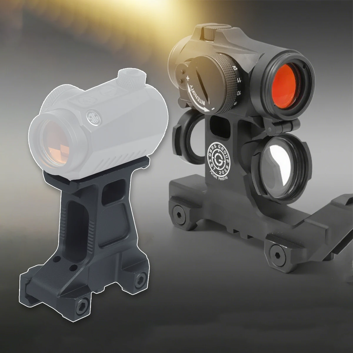 

Tactical T01 T02 Red Dot Fast Riser Mount R5 Optics Sight Scope UNITY Offset Riflescope Bracket 1.57/1.92/2.91 inches High Base
