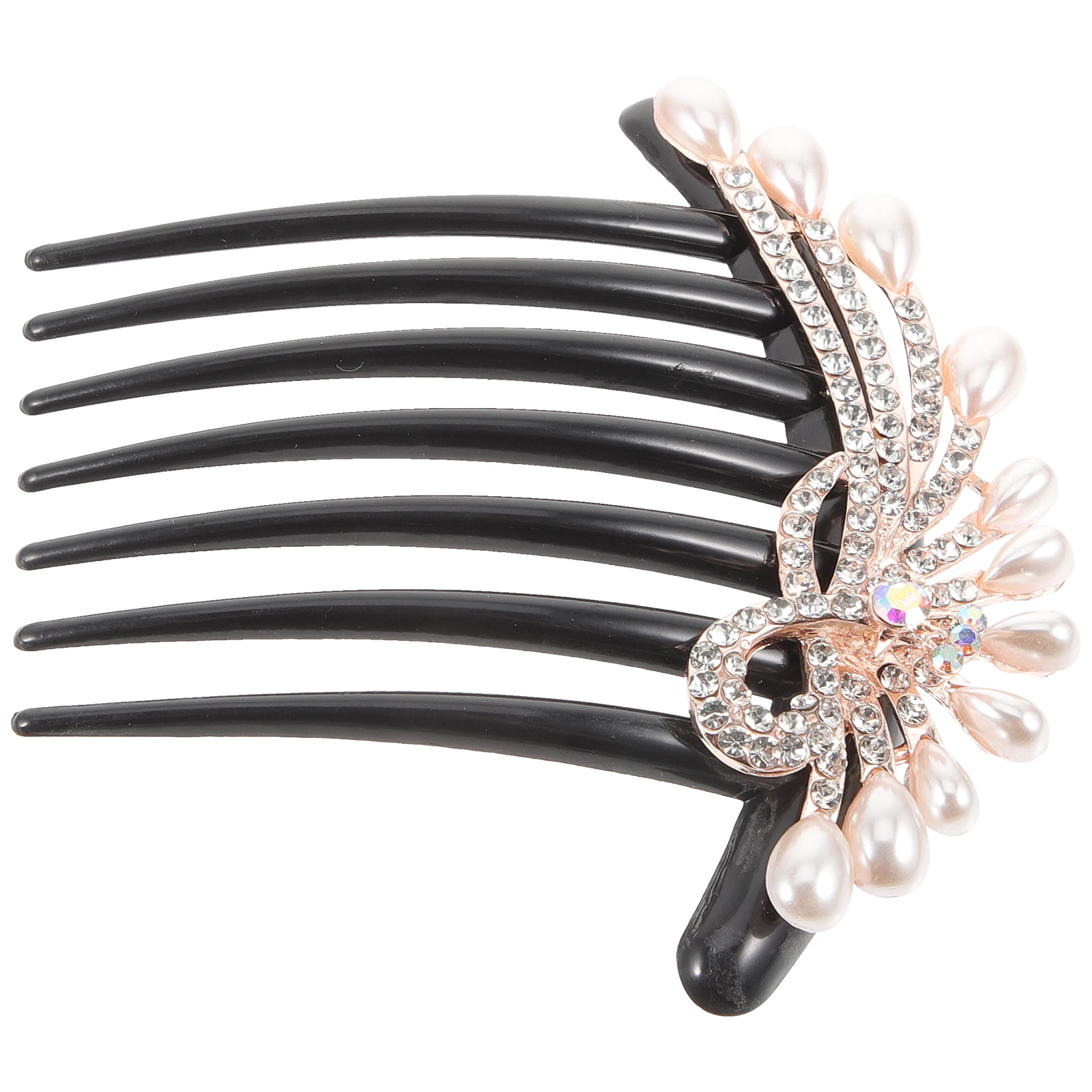 

Pearl Hair Side Comb Women Rhinestone Hairpin Clip Bridal Headpiece For Wedding Party Prom Girls Hair Accessories Metal
