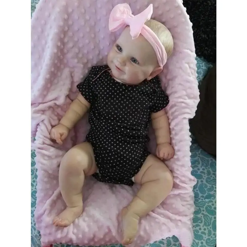 19inch/50cm Realistic Baby Girl for Doll Stuffed Toy Caucasian for Doll for Infa