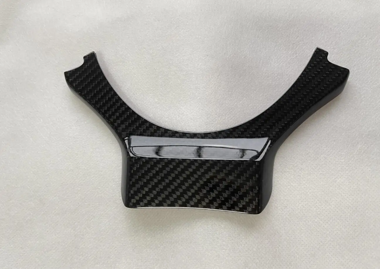 2016 For Lexus IS300 IS250 RX300 RX330 RC NX CT 200H Sticky Type Dry Carbon Real Carbon Fiber Steering Wheel Trim Sticker 1PCS
