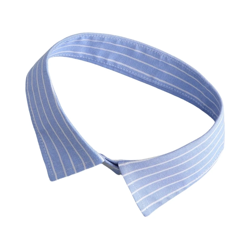 Faux Collar Decorative Shirt Collar Stripe Lapel Collar Casual Formal Neckwear Dropship