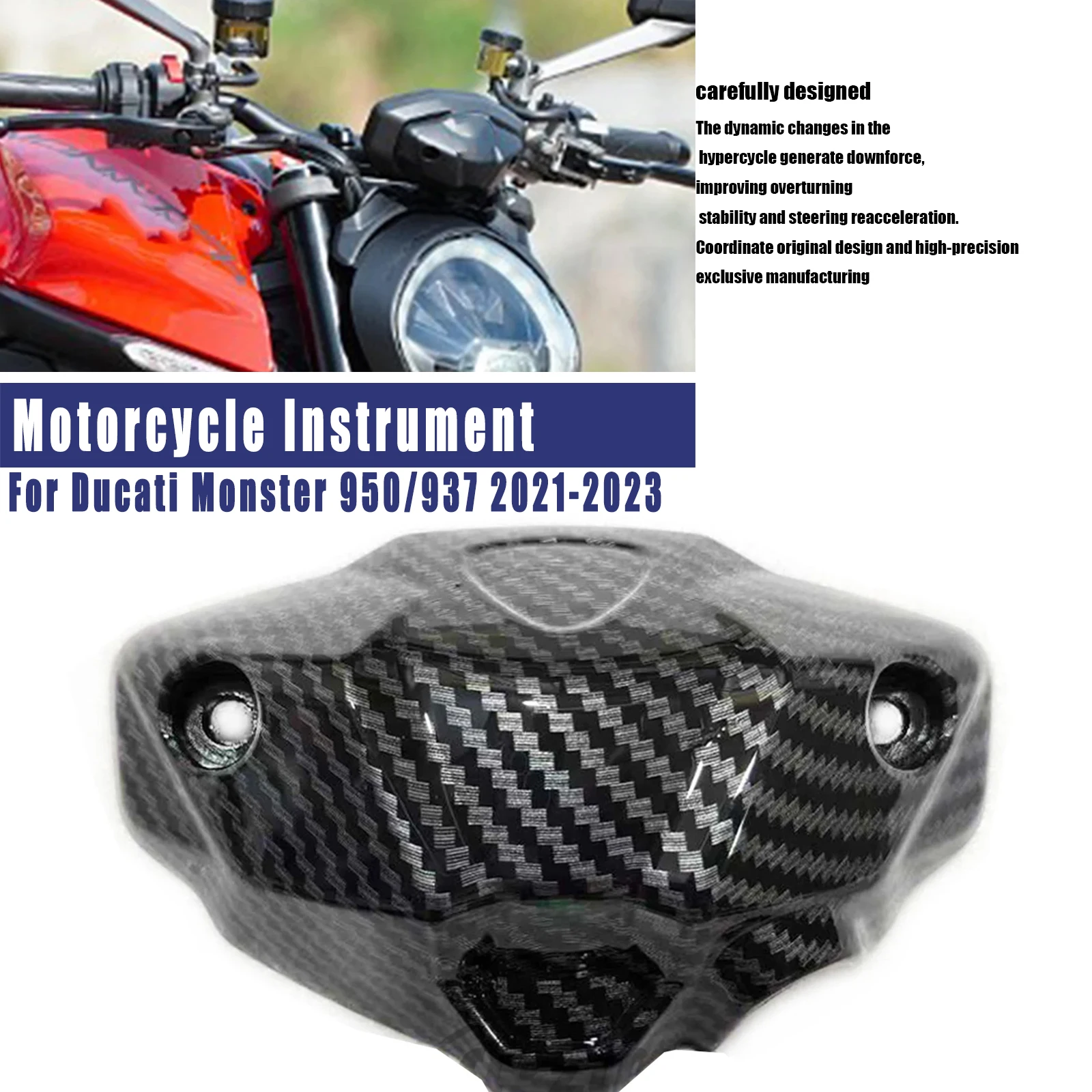 Motorcycle Instrument For Ducati Monster 950/937 2021 2022 2023 Panel Base Body Cover Panel Fairing Fit Accessories