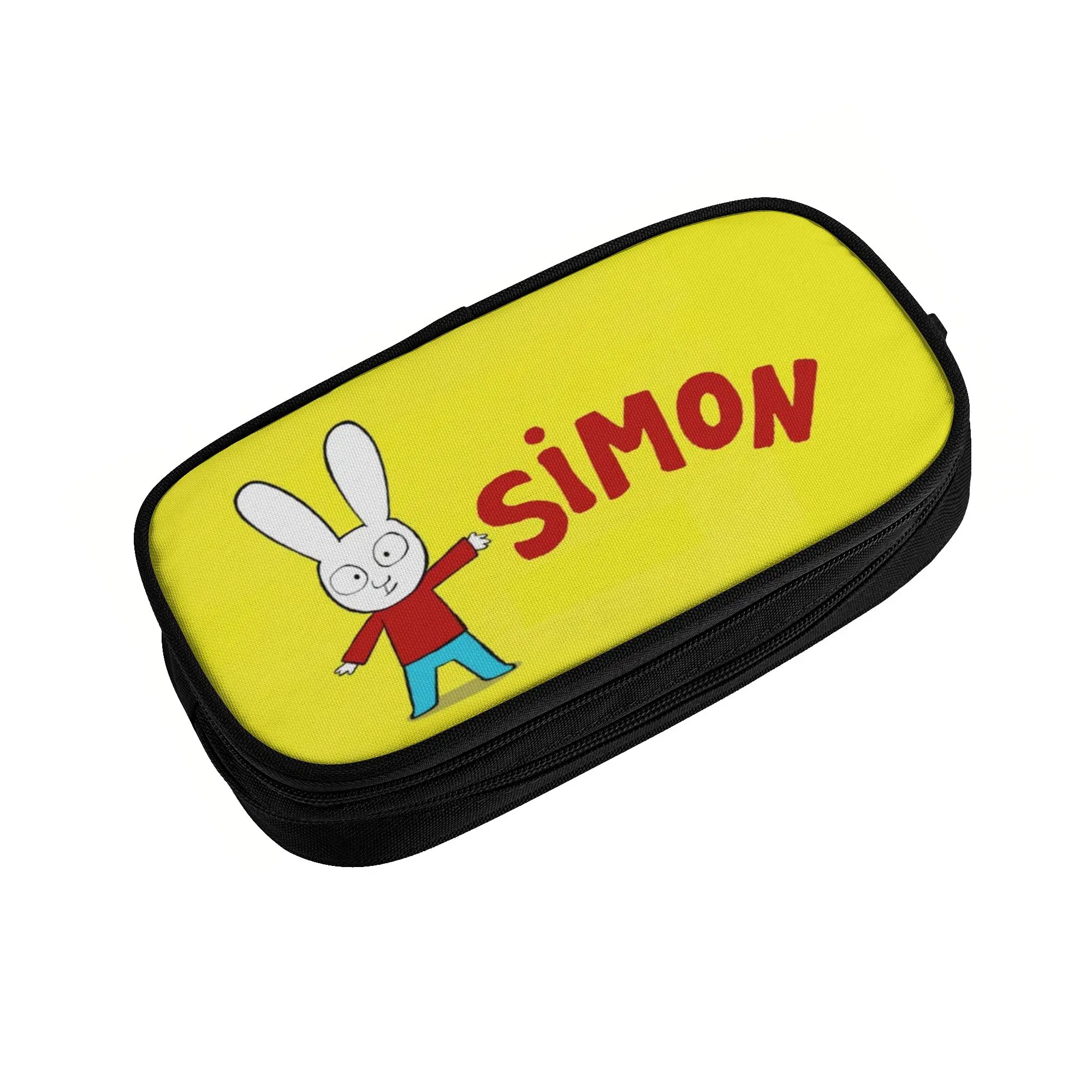 Simon Super Rabbit Pen Box Double Layer Large Capacity Office Accessories  Pen Case Suprise Gift