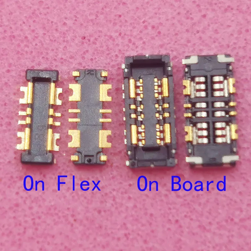 2Pcs Battery Flex Holder Clip FPC Connector Board Plug For Asus ZS672KS ZS590KS I004D Zenfone 7 Pro 8 Flip ZS670KS I002D ZS671KS