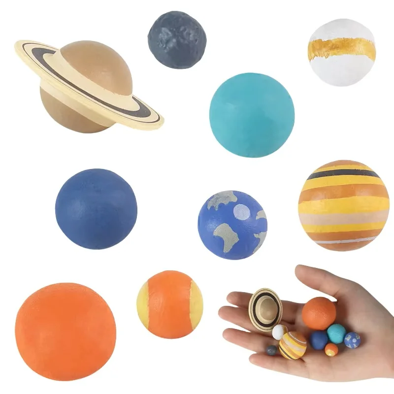 Simulazione del sistema solare Sistema planetario cosmico Il modello dell'universo terrestre Figure Materiali didattici Giocattoli educativi scientifici