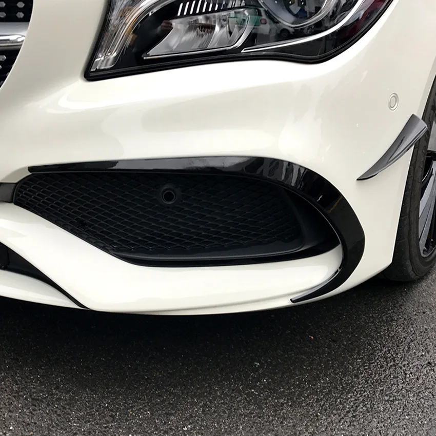 

For Mercedes-Benz CLA 2016-2019 CLA200 CLA220 CLA250 CLA260 Front Wind Splitter Trim Molding Body Kit
