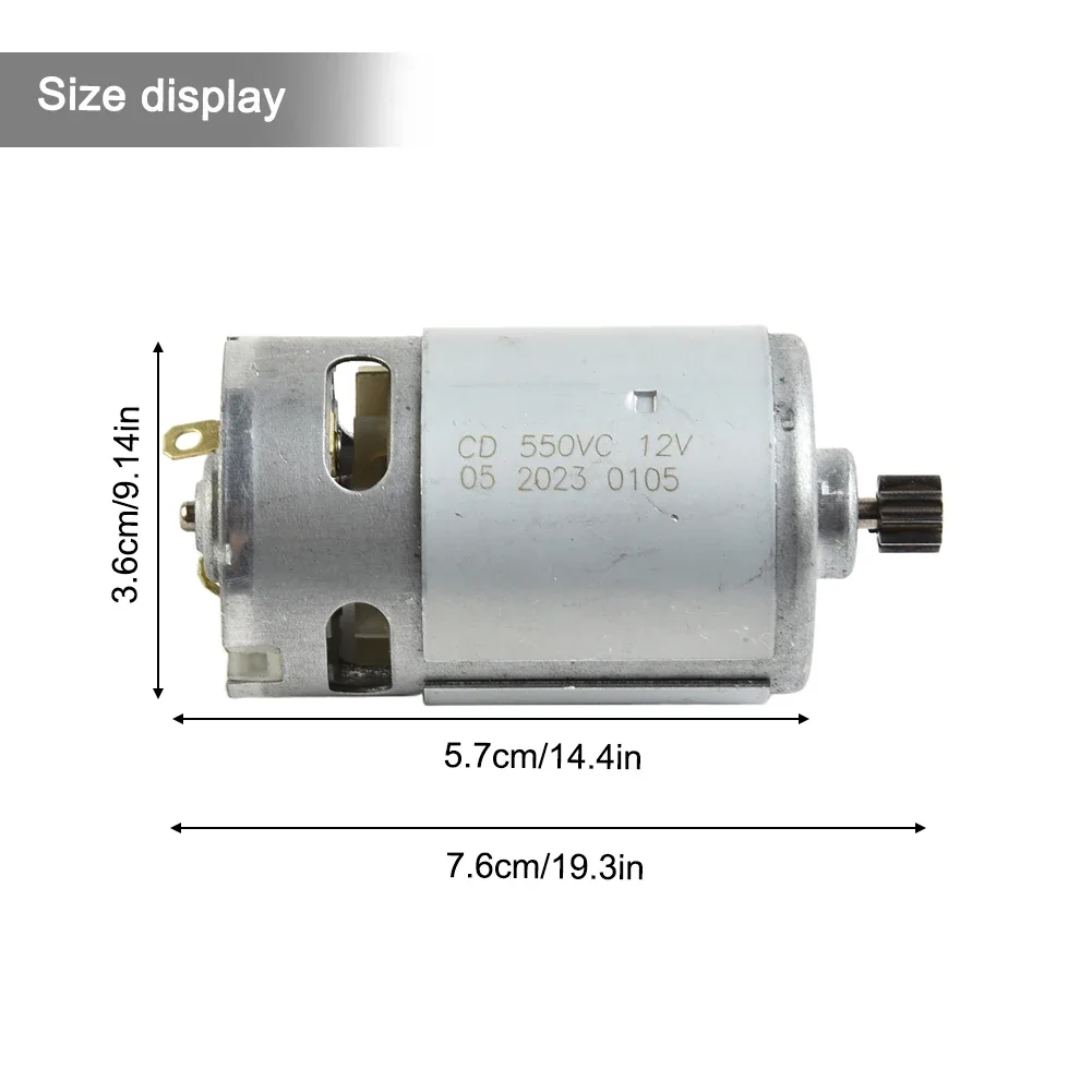 10.8/12/14.4V Motor 9 Teeth/12 Teeth Attachment Drill Electric General Purpose High Power Precise RS550 New Hot