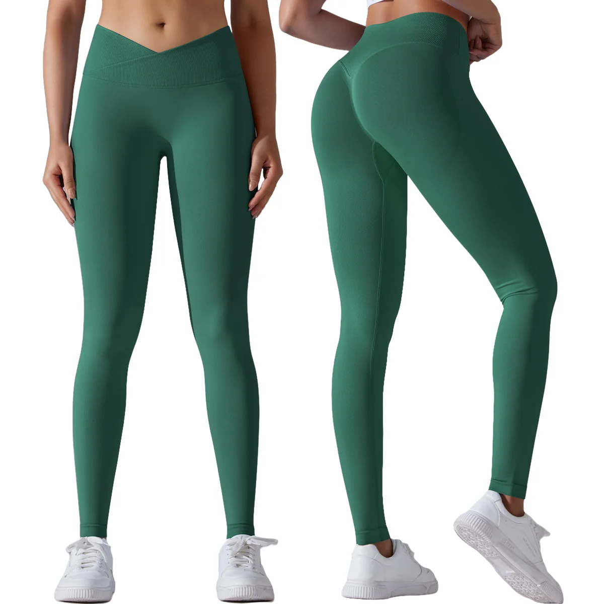 

Women Seamless Leggings Yoga High Waist Pants Running Sport Tight Trousers Ladies Gym Fitness Workout Squat Training Bottoms