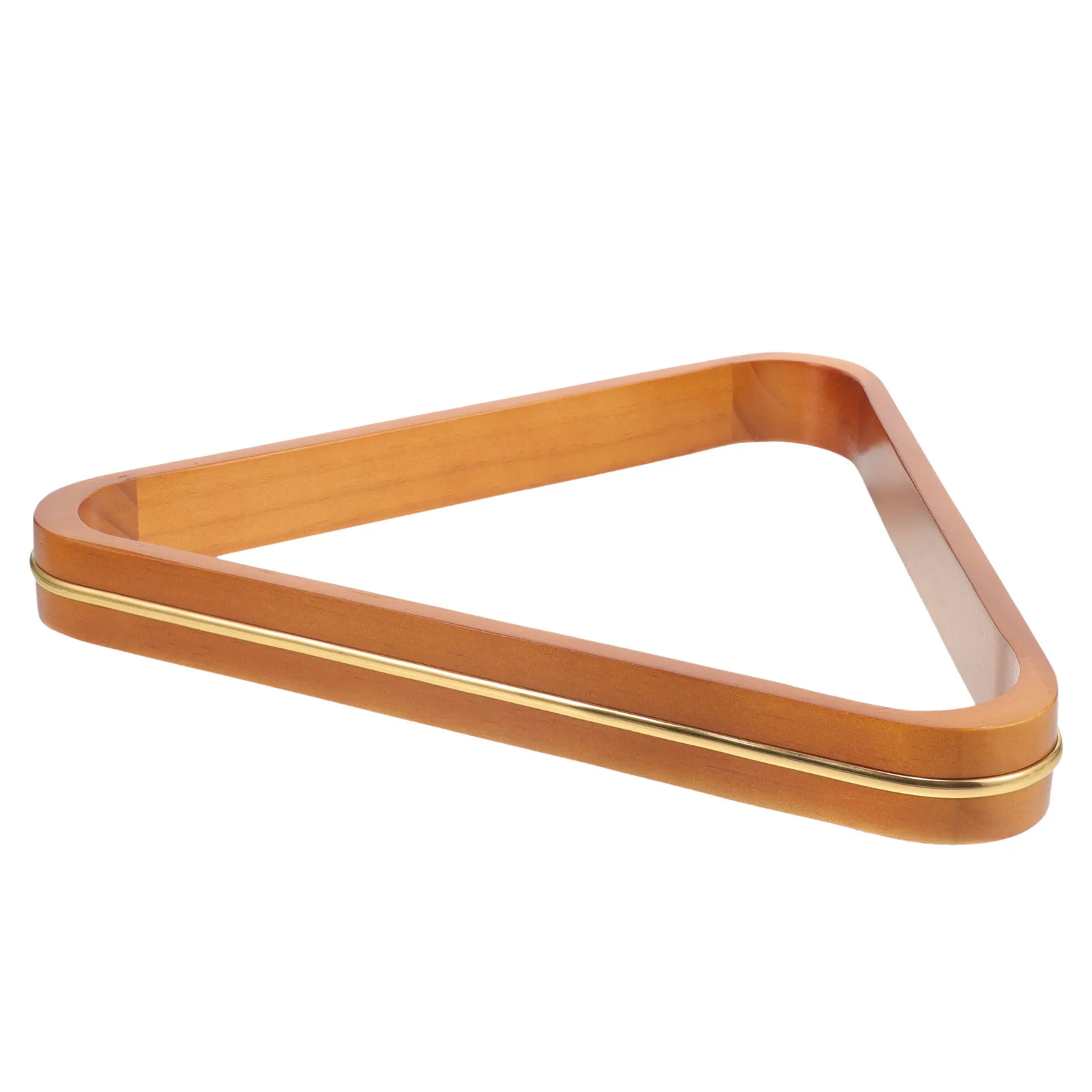 

Wood Billiard Triangle Rack for Pool Snooker Balls Storage Sturdy Lightweight Pine Construction Smooth Finish Billiards Rack