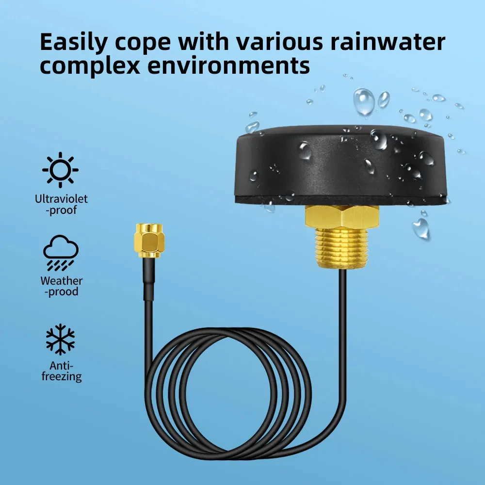 868MHz 915MHz 안테나 실외 방수 5dBi 외부 캐비닛 DTU NB 모델용 원형 공중 SMA 수컷