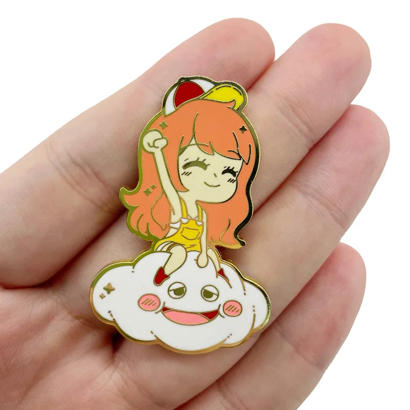 Luffy Nami Law Badges Japanese Anime ONE PIECE Pins Pendant Manga Brooches for Bag Backpack Clothing Lapel ACG Cosplay Toy Decor - view 3