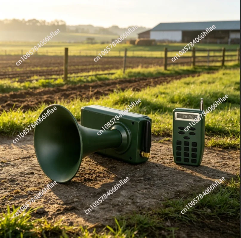 17‑Key Outdoor Bird Sound Player, LCD Display Loud Speaker MP3 Player With Optional Remote Control for Farm Sound Calling