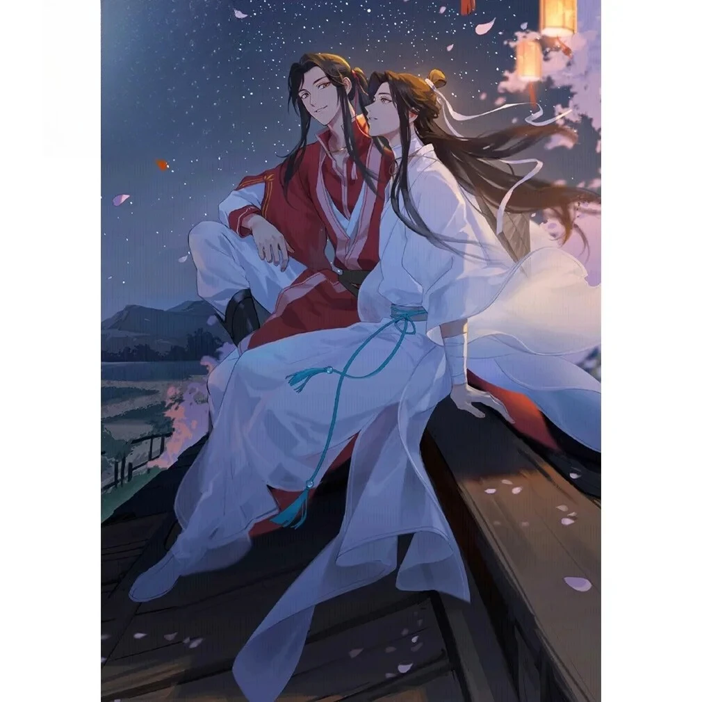 Chinesische BL Anime Heaven Official Blessing Xie Lian Huacheng Diamantmalerei Wandkunst Schlafzimmer Heimdekoration Geschenk