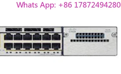 48-Port WS-C3750X-48P-S Gigabit Ethernet Network Switch with 10G Capacity and QoS Function