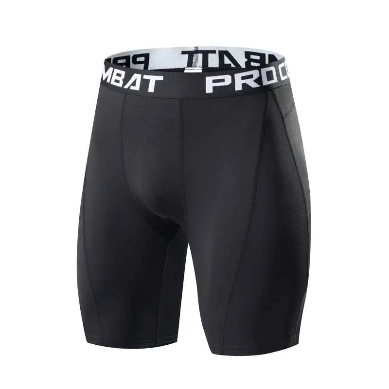 2025 Men New Bodybuilding Shorts Fitness Workout Gym Knickers Male Muscle Alive Elastic Compression Tights Skinny Leggins Hombre