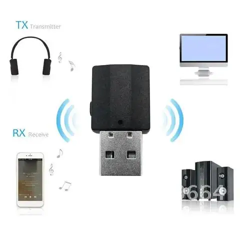 

Wireless Audio Adapter Kit Car PC TV For Jack 3.5mm AUX Bluetooth Stereo Mini Receiver Transmitter 5.0-compatible Bluetooth USB