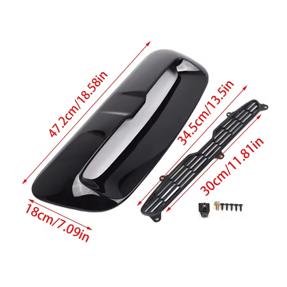 Car Front Air Intake Vent Scoop for Mini Cooper S R55 R56 R57 R58 R59 2007-2013 Hood Scoop 51132756095 51132757694 51232752275