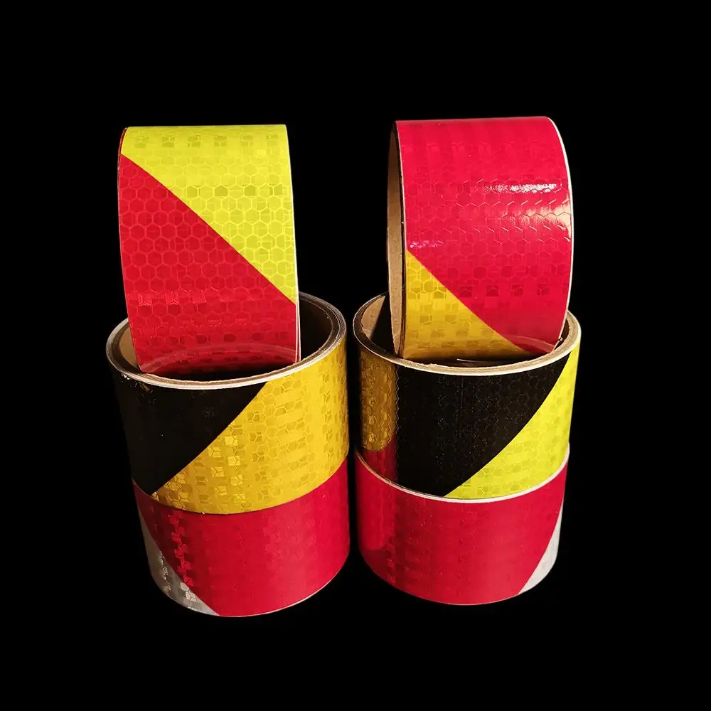 DIY 5cm*100cm Safety Reflective Tape Arrow Grid Waterproof Conspicuity Warning Adhesive Stickers Reflectors Strip For Motorcycle - view 5