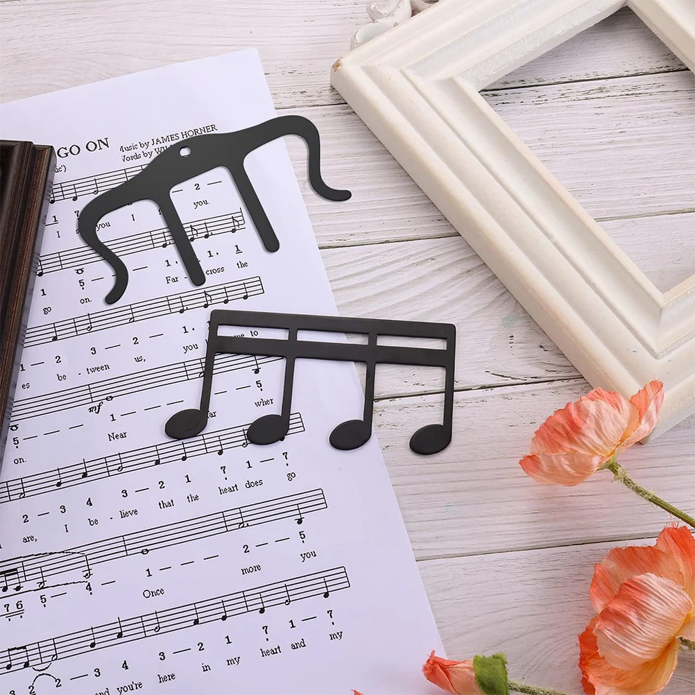 

Score Holder M-type Spectral Clip for Holding Open Pages Binder Black Metal Music Book Clips
