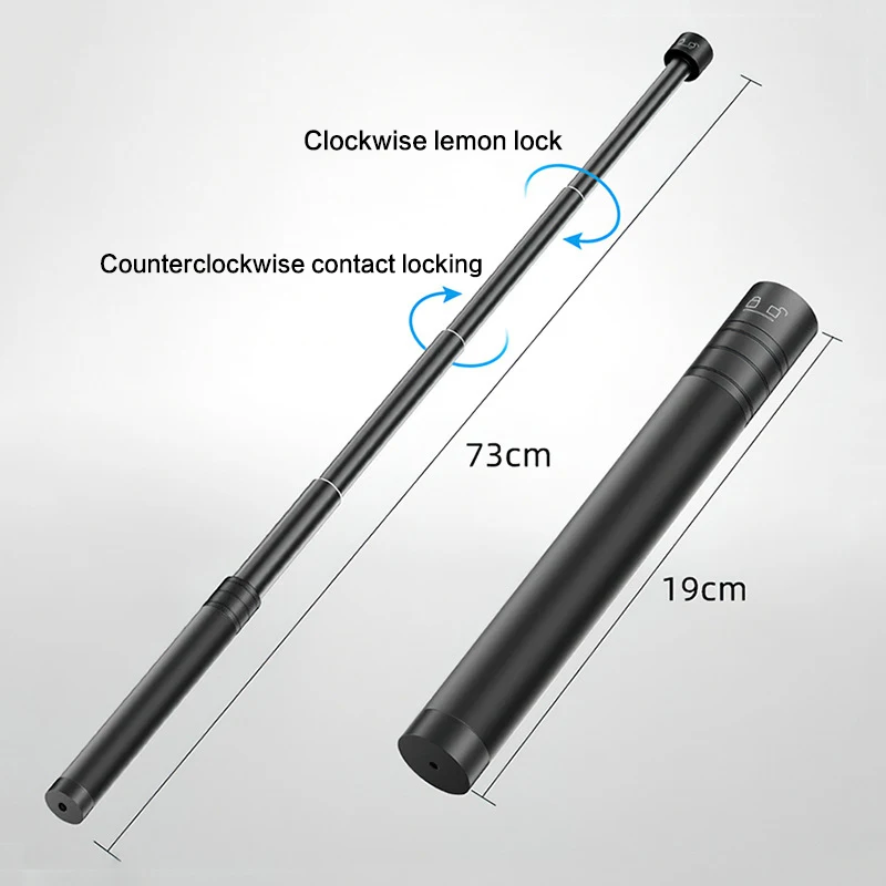 Palo de Selfie extensible de 73cm, monopié, poste portátil ajustable para cámaras de acción y soporte para micrófono, varilla de extensión de cámara multiusos