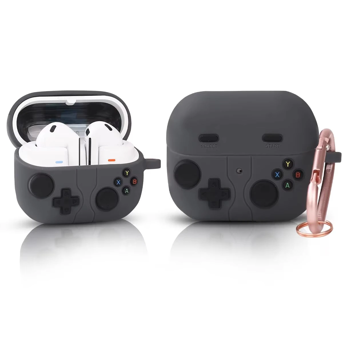 

2025 for Samsung Galaxy Buds 3/3Pro Case Cute Funny Cartoon Game Design Silicone Protective Cover Anti Fall with Keychain