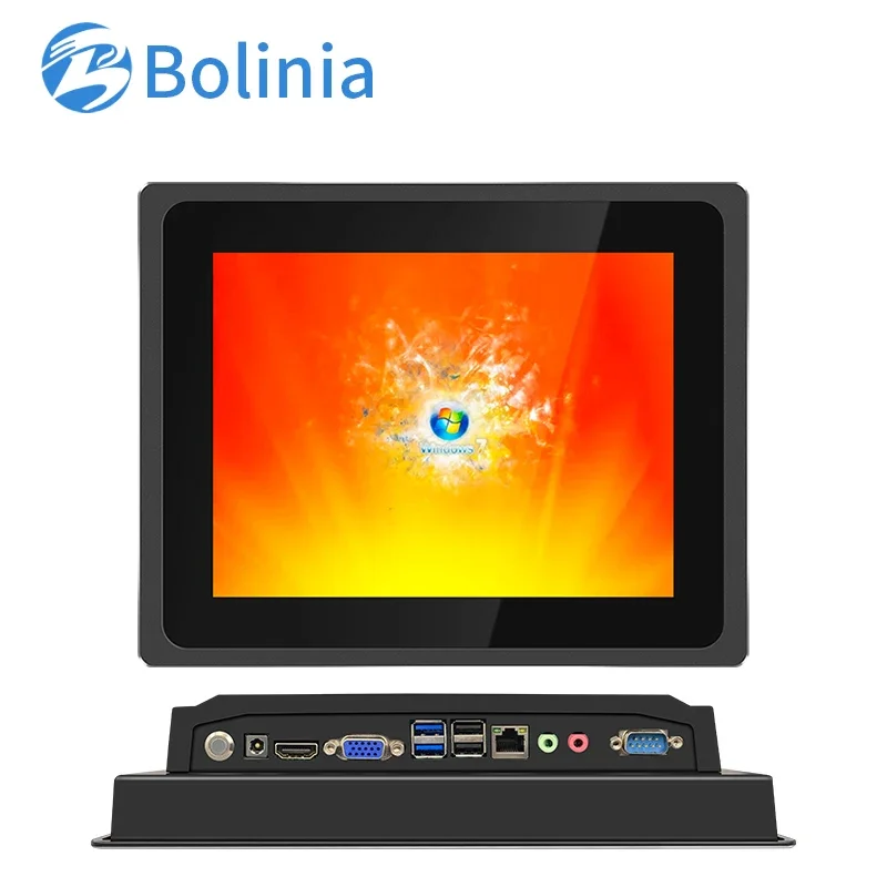 10.4 Inch All-In-One Industrial PC Celeron Touch Screen RAMBO CORE Wi Fi Bluetooth Support izable HD EU AMD SSD