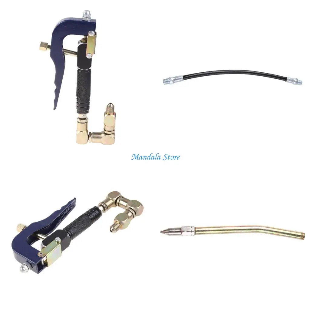 U2JC Hand-held High-pressure Injector Grease Pneumatic Grease Tith Pipe Tupe Hose Air Tools for Cars Factory Machinery