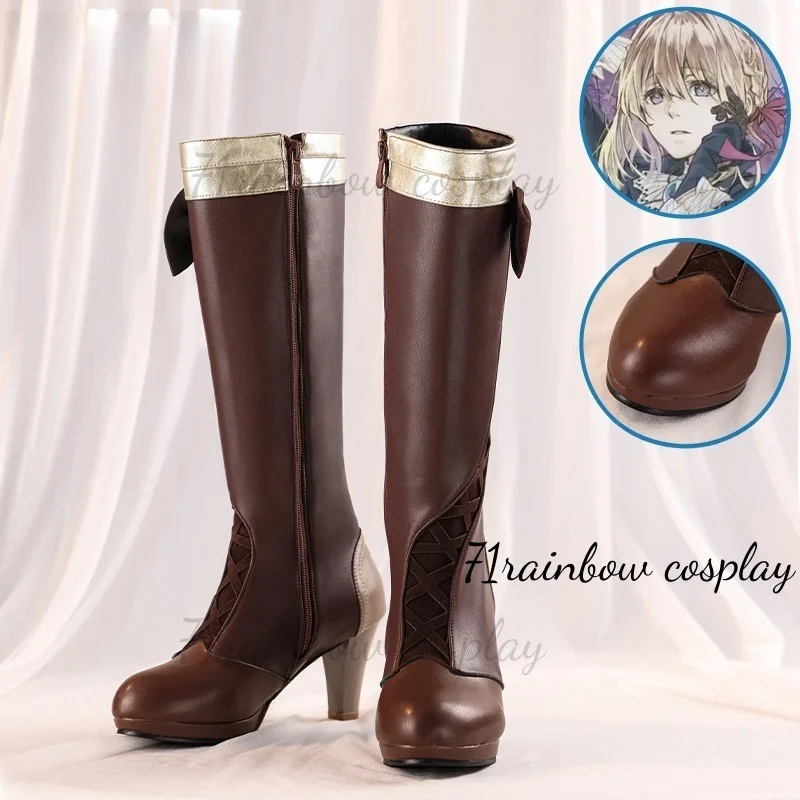 

Violet Evergarden Cosplay Shoes Christmas Cos Shoes Anime Violet Evergarden Cosplay Boots